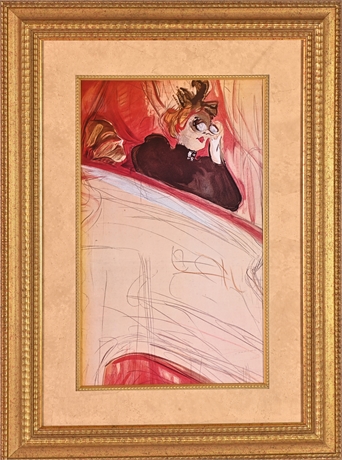 Lautrec 'La Loge' Framed Print