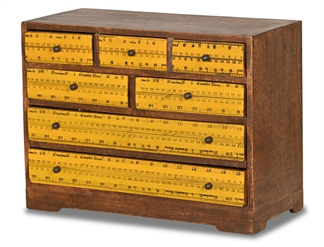 Seven Drawer Chest with Yardstick Fronts