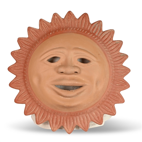 Terracotta Sun Face