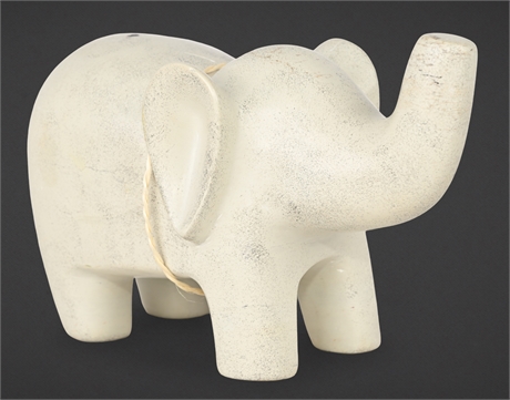 Soapstone Elephant Statue – Afrikiko Handcrafted, 7"
