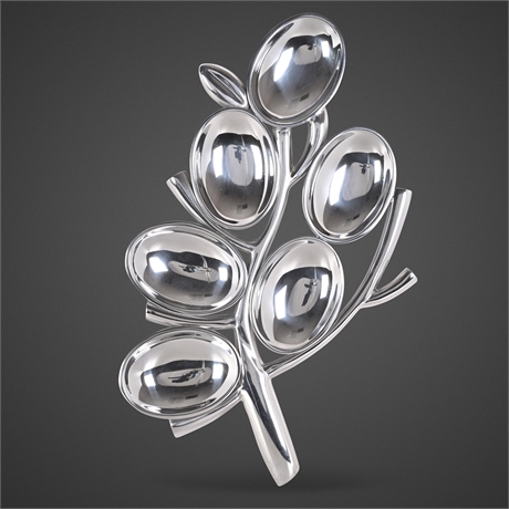 Nambé Tree of Life Seder Plate by Marilyn Davidson