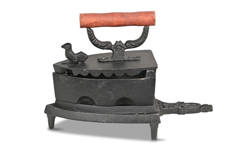 Coal Fired Iron with Rooster Latch