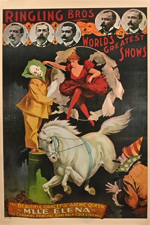 Ringling Bros 1895 Circus Poster
