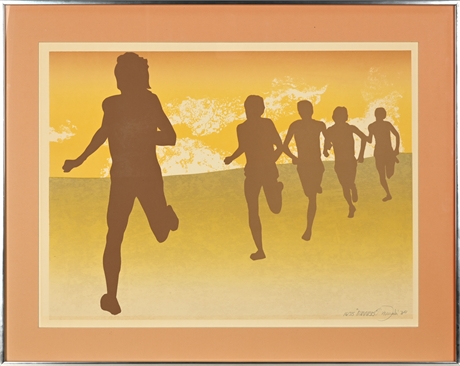 "Runners" Limited Edition Signed Lithograph