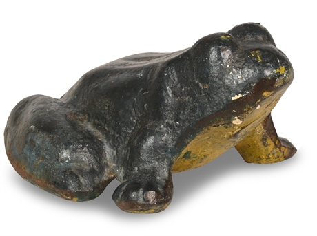 19th Century Cast Iron Frog