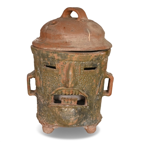 Tribal-Pre Columbian Style Mayan Ceramic Heater