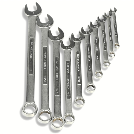 Craftsman Professional Large Size Combination Wrench Set