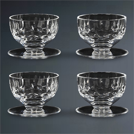 Waterford Lismore Footed Dessert Bowl Set