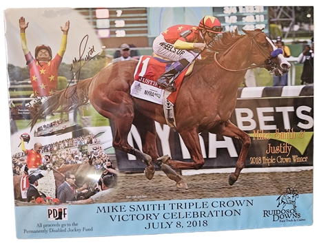 Mike Smith Signed Poster