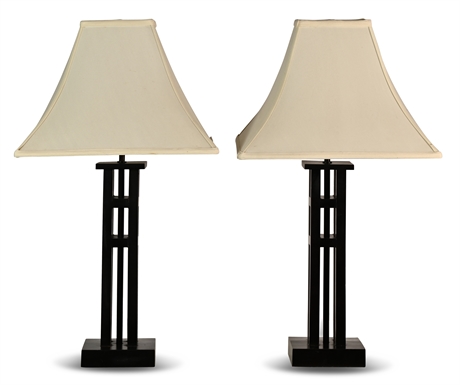 Pair 30" Table Lamps