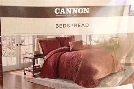 Cannon King Bedspread New