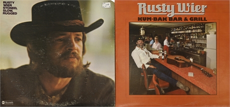 Rusty Wier - 2 Albums: Kum-Bak Bar & Grill, Stoned, Slow, Rugged