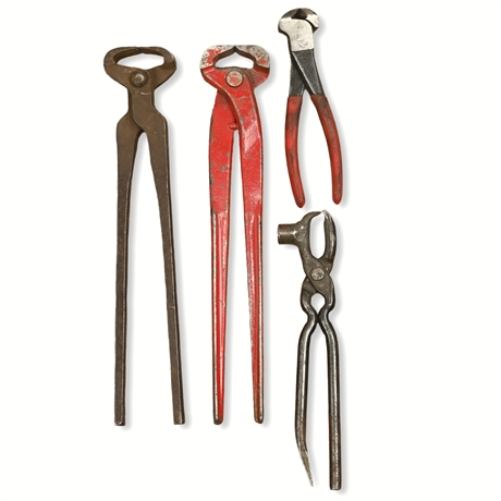 Blacksmith & Utility Pliers: Crescent, Lesota, Enders, Tire Weight Tool