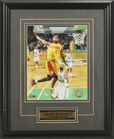Official NBA Lebron James Framed Photo