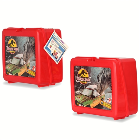 1992 Jurassic Park Lunch Box by Thermos