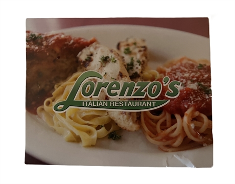 LORENZO'S GIFT CARD