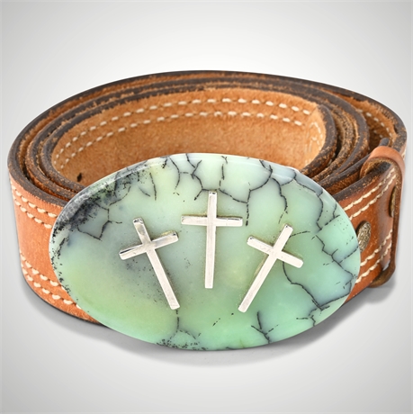 Three Crosses Belt and Buckle