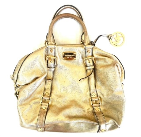 Gold Michael Kors Purse