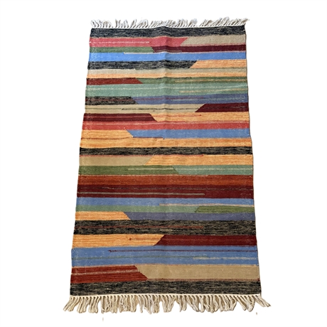 Multi-colored Wool Rug