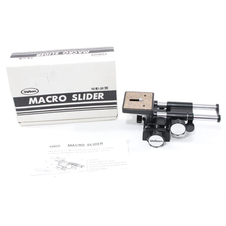 Velbon Macro Slider – Precision Macro & Close-Up Camera Rail