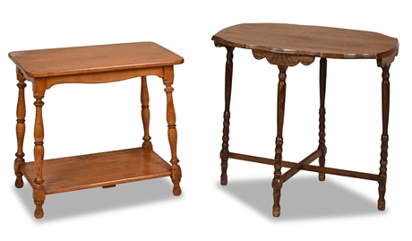 Pair Antique Tables for Restoration
