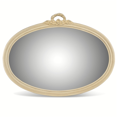 Ethan Allen Oval Swedish-Style Mirror