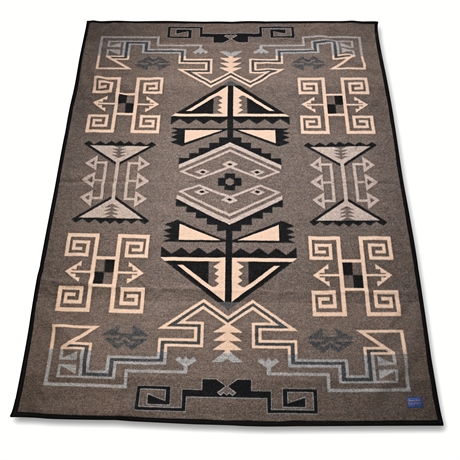 Pendleton Beaver State “Peñasco” Wool Blanket — Early 2000s, 80" x 62.5"