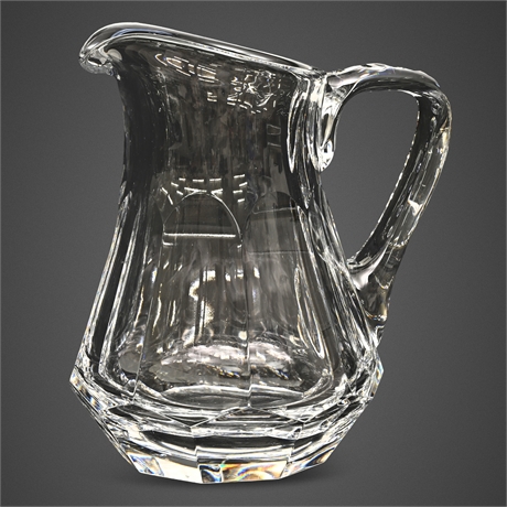 8.5” Nachtmann Patrizia Cut Crystal Pitcher - Heavy German