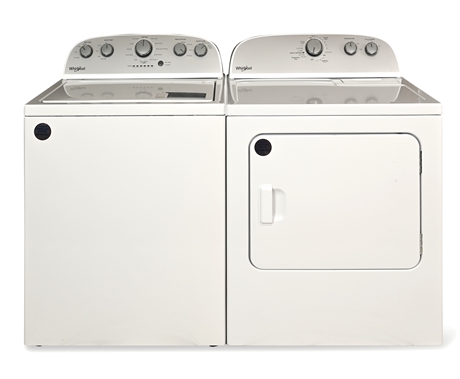 Whirlpool 3.5 Cu.Ft Top Load Washer & 7.0 Cu.Ft. Electric Dryer
