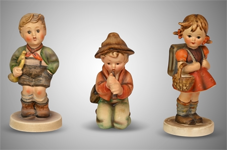 Hummel: 'Little Tooter', 'Cheeky Fellow' & 'School Girl'