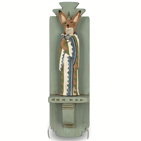 Susi Nagoda-Bergquist Ceramic Coyote Sculpture