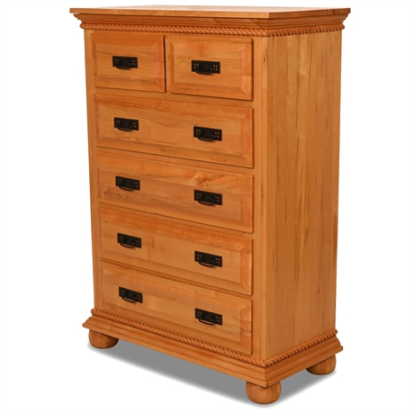 6 Drawer Natural Wood Dresser by Colliers of Colorado