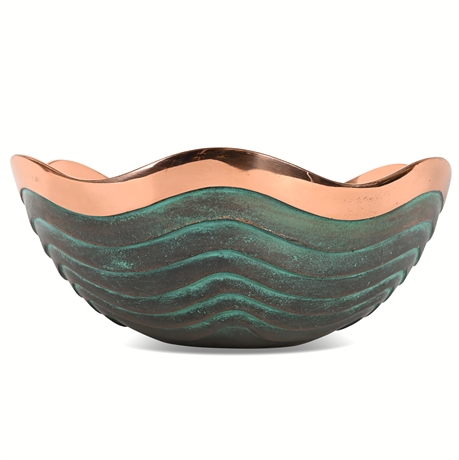 Nambe Copper Canyon Bowl MT0225 by Lisa Smith — 2009, 16" Diameter