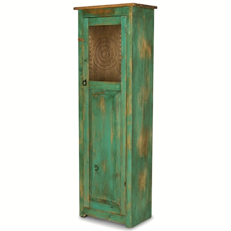 60" Rustic Tall Cupboard