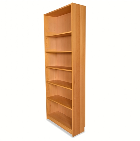 80" IKEA BILLY Bookcase Birch Finish Adjustable Shelves