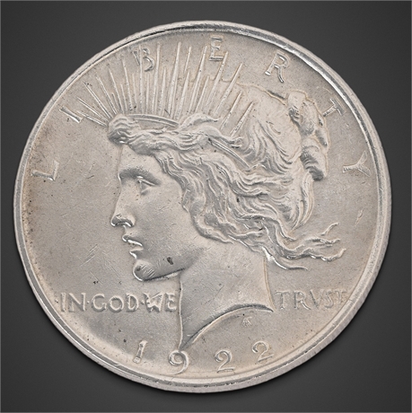 1922 Peace Silver Dollar, Anthony de Francisci Design