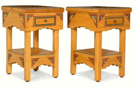 Pair 22" Side Tables