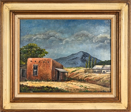 Ilse Lanphere Oil Painting “Summer Storm over Picacho”