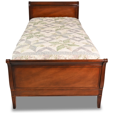 Vintage Mahogany Drexel Twin Bed