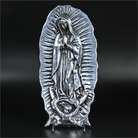 Cast Aluminum 'Virgen de Guadalupe'