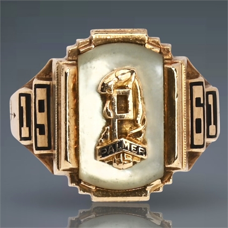 Vintage 10K 1961 Class Ring