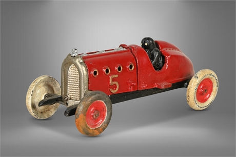 Antique Hubley Cast Iron No. 5 Racer
