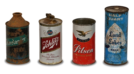 Vintage Beer Cans