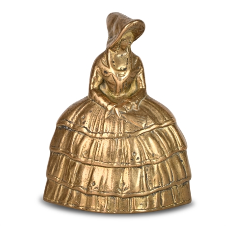 Vintage Southern Belle Brass Bell
