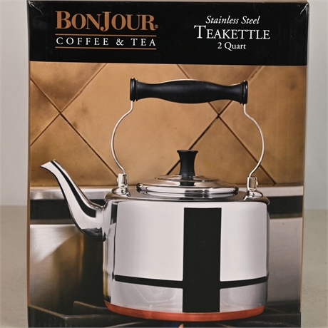 Bonjour 2 QT Stainless Steel Tea Kettle