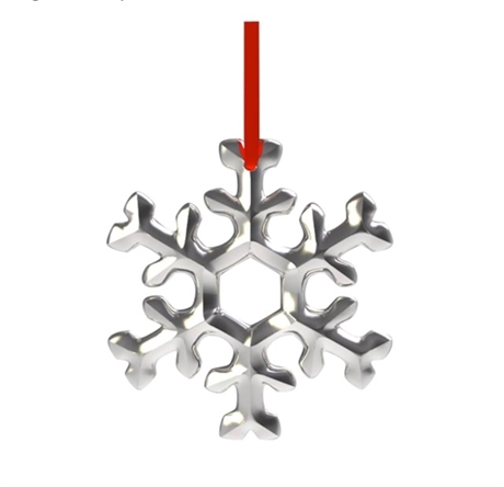 Nambe Snowflake Ornament