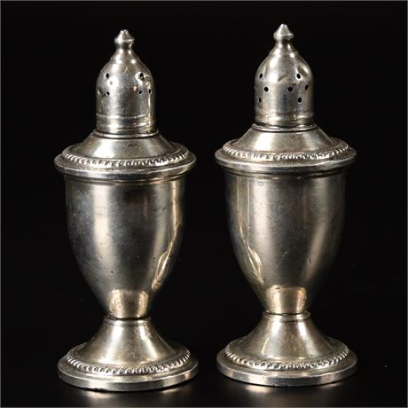 Weighted Sterling Salt and Pepper Shakers by Duchin Creations