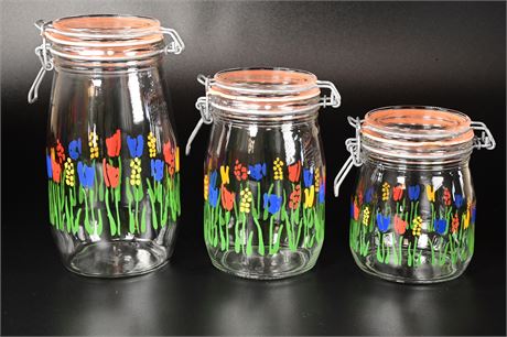 Arc Niveau De Remplissage Vintage Glass Jars