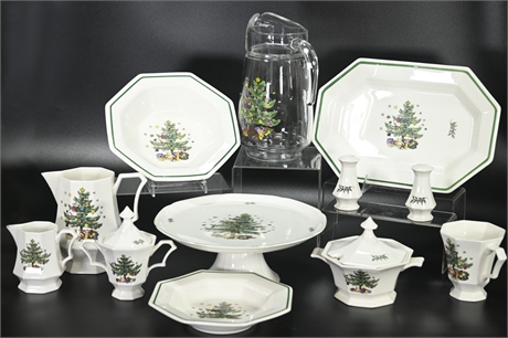 Nikko "Christmastime" Classic Collection Serving Pieces