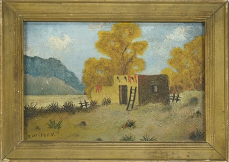 Vintage New Mexico Landscape